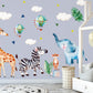 Colourful Safari Wall Stickers
