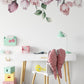 Flower Buds Wall Stickers, Peony Flowers Nursery Stickers
