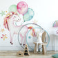 Unicorn and Balloons Wall Stickers