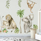 Soft Safari Jungle Wall Stickers