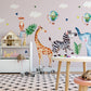 Colourful Safari Wall Stickers