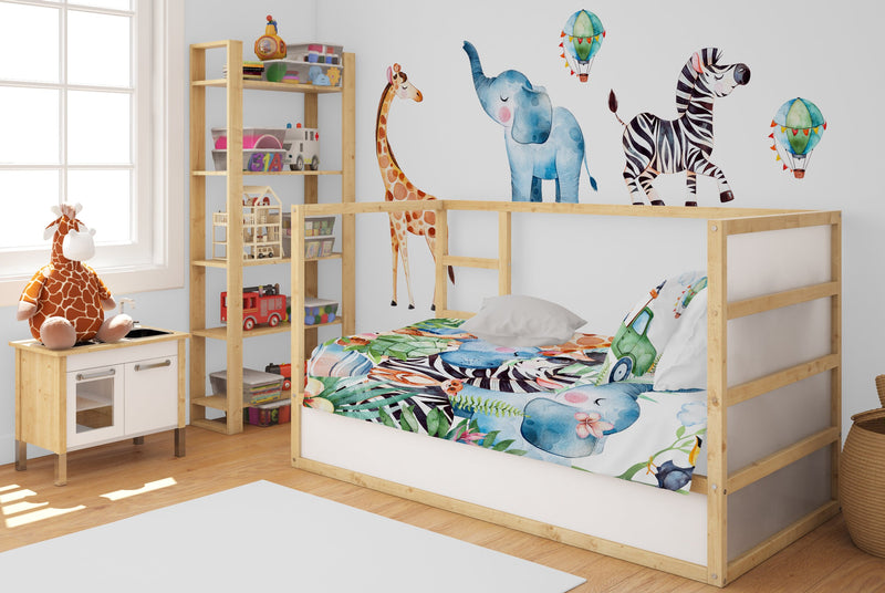 Colourful Safari Wall Stickers