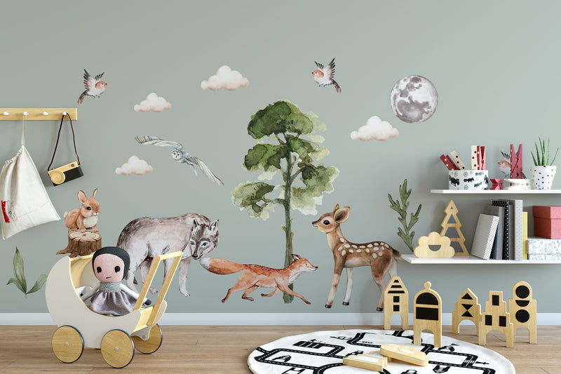 XL Forest Wall Stickers