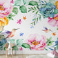 Vibrant Wall Mural, Wild Flowers Wallpaper