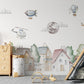 Town Wall Stickers, City Wall Decals