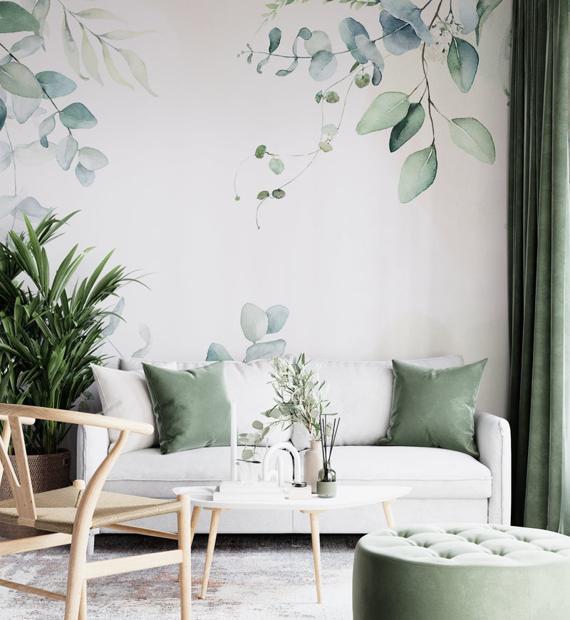 Eucalyptus Wallpaper, Leaves Wall Mural