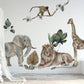 XL Gold Safari, Jungle Stickers Set