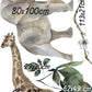XL Gold Safari, Jungle Stickers Set