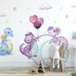 Pink Dinosaur Wall Stickers