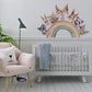 BOHO rainbow Wall Stickers, Woodland Nursery Stickers