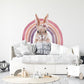 Large Bunny and Rainbow Wall Stickers