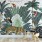 Royal Palms and Animals Wall Mural