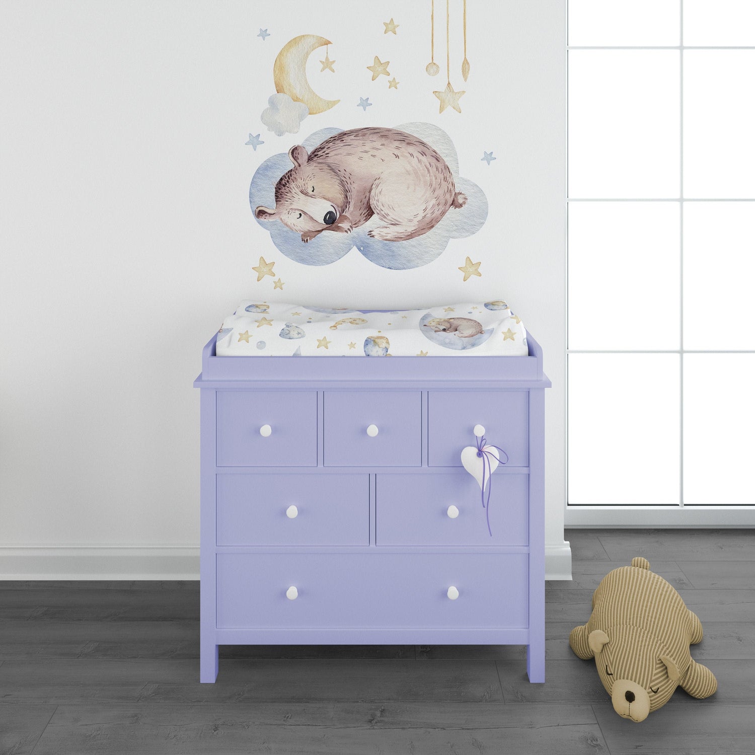 Baby Bear Nursery Wall Stickers