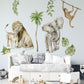 Soft Safari Jungle Wall Stickers
