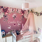 Flower Mural Wallpaper, Personalised Wallpaper