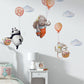 Cute Flying Animals Wall Stickers