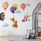 Animals Balloons Kids Wall Stickers, Childrens Wall Decor