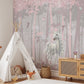Girl's Unicorn Wallpaper, Magical Forest Mural